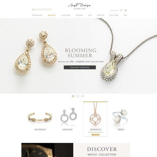 Jewelry Website Design and Development Graphic Jewelry, Clean Illustration, Website Branding Design, Mobile App Website, Sign Wallpaper, Jewelry Banner, Jewelry Website Design, Graphic Designer Studio, Banner Graphic