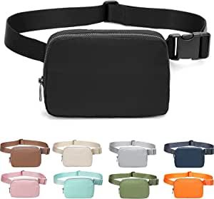 This is the ultimate crossbody summer bag. Get it for a steal right now! Waist Bags For Women, Black Fanny Pack, Bag Insert, Black Leather Crossbody Bag, Travel Workout, Waist Bags, Bum Bag, Mini Crossbody Bag, Waist Pack