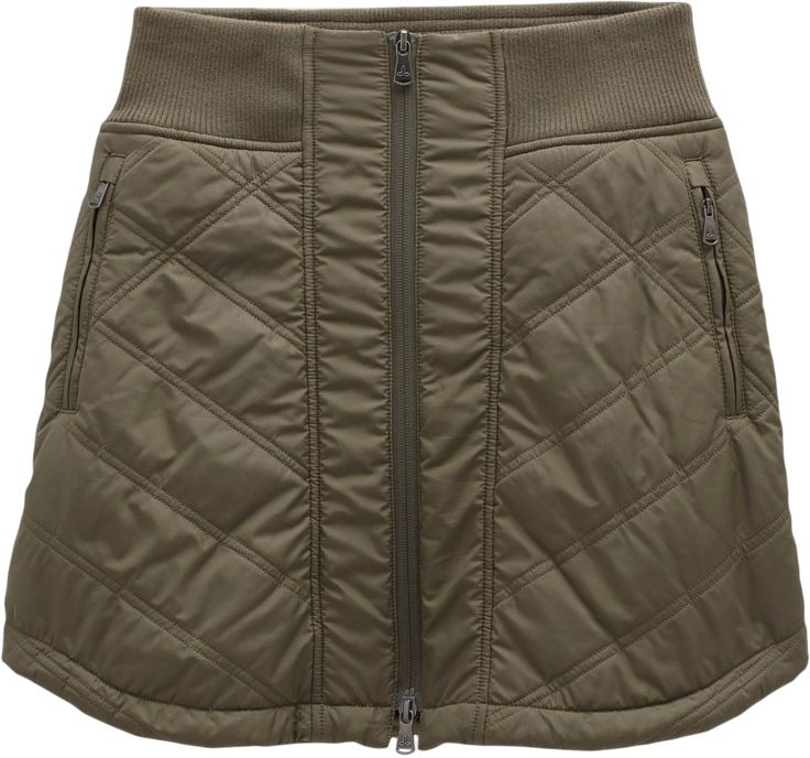 Can skirts be cool-weather wear? They can when they're warm and cozy like the prAna Esla skirt. It's both soft and strong  with a durable water repellent (DWR) finish to keep you dry and warm. Slate Green, Op Logo, Weather Wear, Rei Co-op, Repellent, Warm And Cozy, Water Repellent, Front Zipper, Dress Skirt