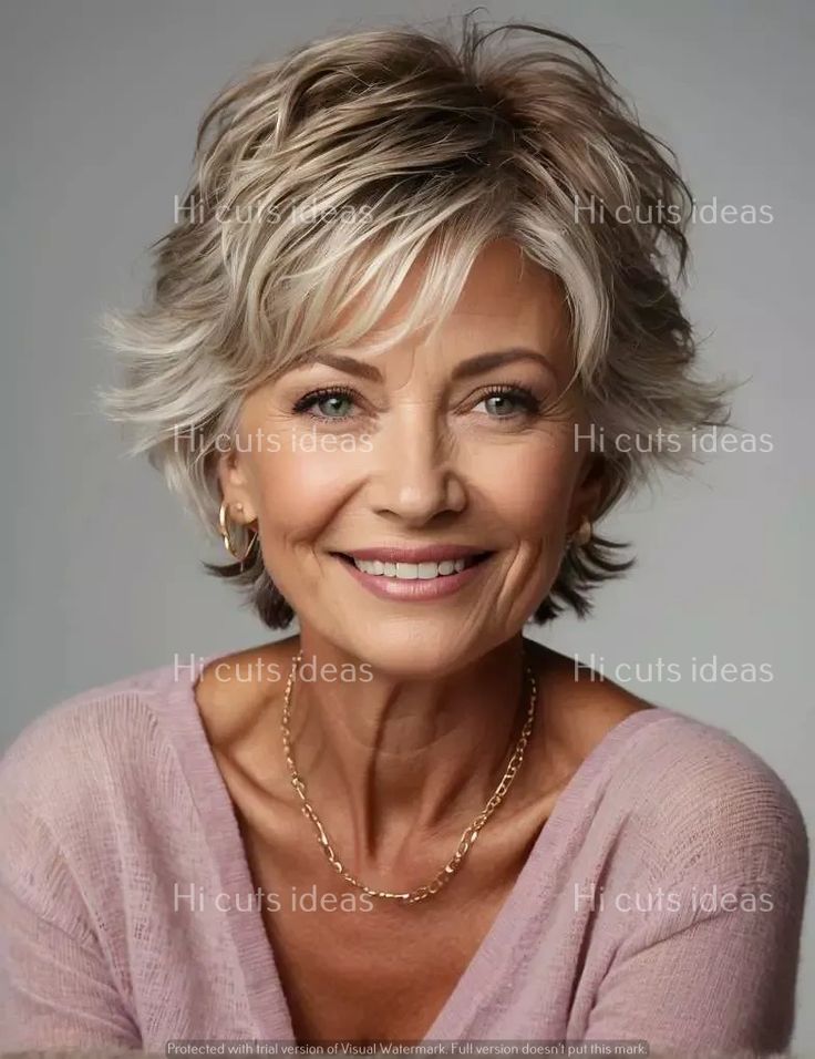 short hair hairstyles,50 Short Bob Haircut Ideas for Round Faces: Flatter Your Features Diy Short Hairstyles, Short Hair Makeover, Short Haircuts Fine Hair, Short Curly Hairstyles For Women, Bob Haircut Ideas, Short Hair Hairstyles, 50 Hair, Messy Short Hair, Hair Tutorials For Medium Hair