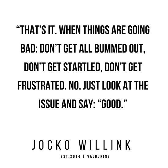 a quote from jack o'wilnk about bad things