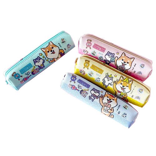 Japanese Dog Shiba Inu Canvas Pencil Case 4 Different Designs Available (you will receive 1 random) Zippered Main Compartment Size approx : W 7.5" x H 2.25" x D 1.85"Brand: Line ArtMade in Korea Back To School Pencil Pouch With Pen Holders, Multicolor Pencil Case With Pen Slots For Daily Use, Multicolor Pouch Pencil Case For Back To School, Kawaii Portable Pencil Case For Personal Use, Cute Multicolor Pencil Case For Back To School, Multicolor Stationery Pouch For Daily Use, Kawaii Multicolor Pencil Case For School, Kawaii Multicolor Pencil Shaped Pencil Case, Cute Multicolor Stationery With Zipper Pouch