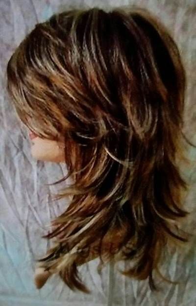 Choppy Layered Hairstyles, Shag Layered Hairstyles, Choppy Layered Haircuts, Modern Shag Haircut, Shaggy Long Hair, Layered Haircuts For Medium Hair, Mid Length Hair With Layers, Medium Length Hair With Layers, Medium Length Haircut