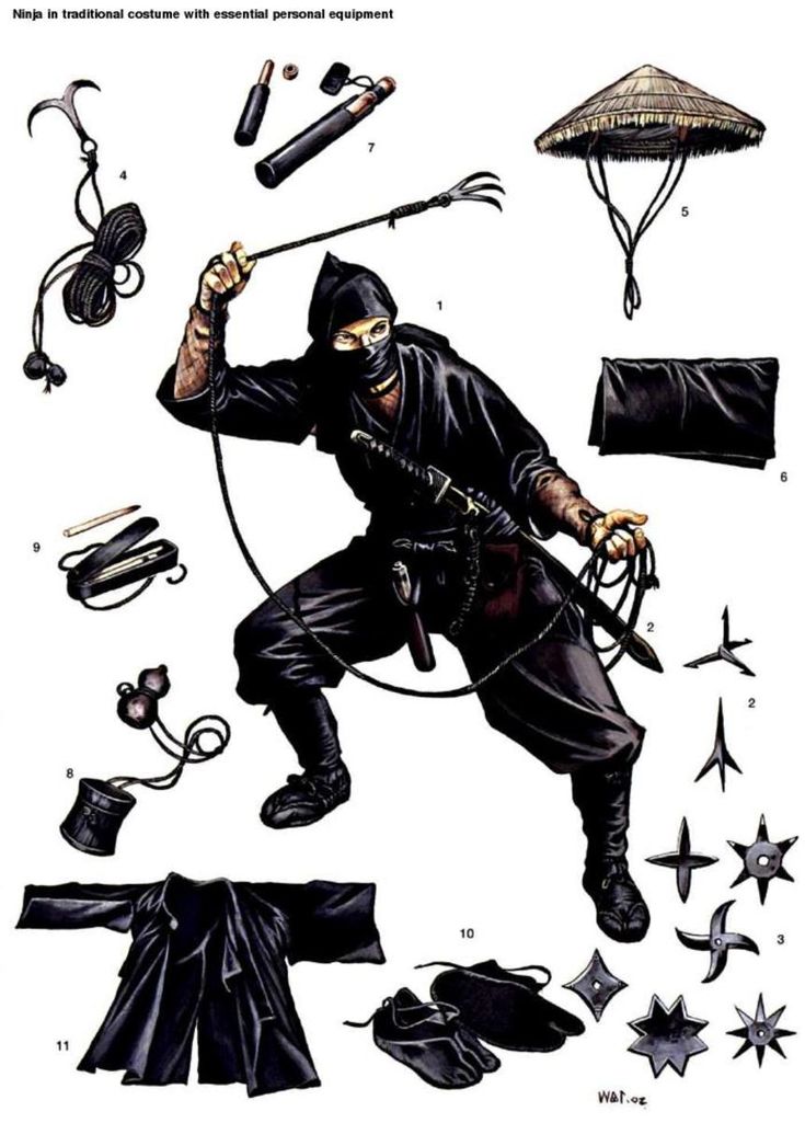 an image of a man in ninja gear