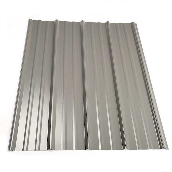 metal roofing sheet on white background