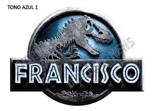 the logo for the movie, which is based on an image of a dinosaur