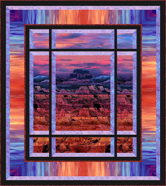 a window view of the desert with mountains in the back ground and clouds in the sky