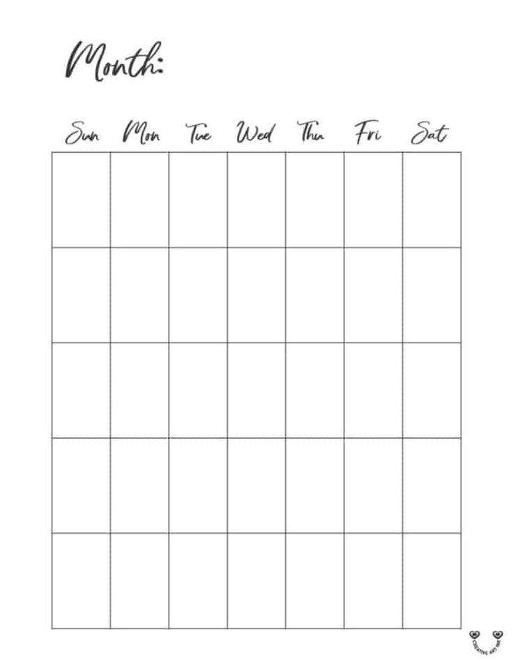 a printable calendar with the words march and don't miss, i'm under