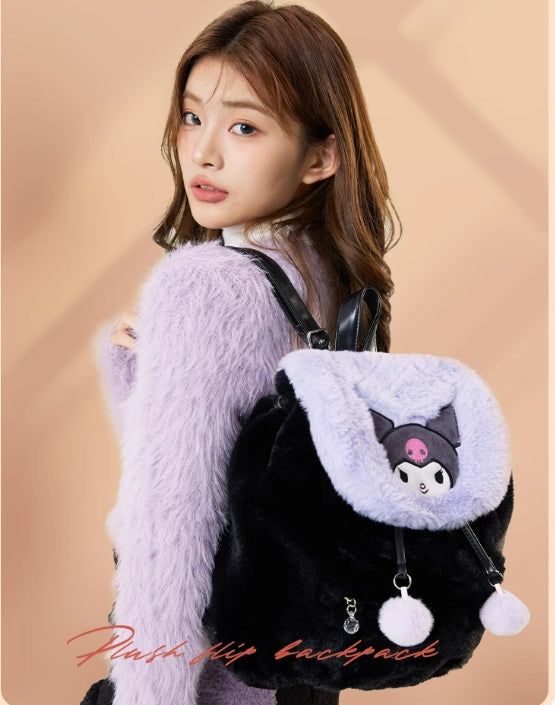 Kawaii Fluffy Backpack This Kawaii Fluffy Backpack is as cute as it is functional. Made with soft, fluffy material, it's perfect for carrying all your essentials in comfort and style. With its charming design, it's sure to be the perfect accessory for any outfit. Size：28*12.5*29cm Kawaii Backpack With Cat Design For Students, Kawaii Cat Design Backpack For Students, Pink Plush Kawaii Bag, Kawaii Pink Plush Bag, Cute Plush School Bags, Kawaii Plush Bags For Everyday Use, Kawaii Plush School Backpack, Kawaii Plush School Bag, Cute Plush Travel Bag