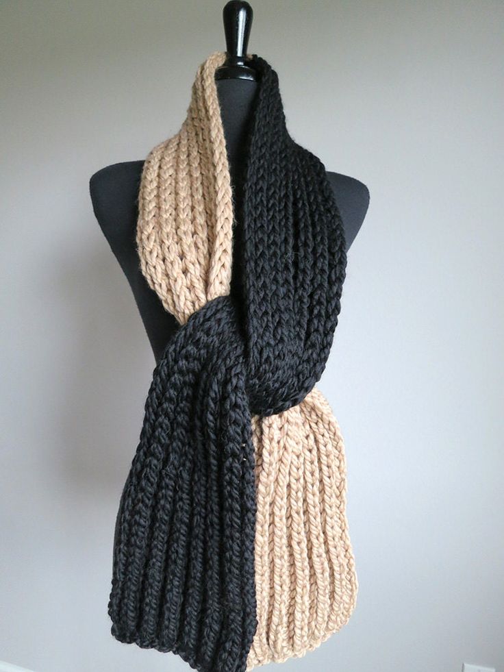 Snuggly and warm, practical and stylish, this long scarf is knitted from the chunky wool/acrylic mix yarn. It can be worn in a variety of ways, and it suits both guys and girls. With this scarf, you will look forward to the cold of winter. Length: approx. 68" (173cm)  Width: approx. 6.5"(17cm) More scarves: https://www.etsy.com/shop/KnitsomeStudio?section_id=6751131&ref=shopsection_leftnav_7  Don't forget to check out my other items! There are many more in my shop -- http://knitsomestudio.etsy.com Copyright © 2024, Knitsome, LLC Chunky Knit Acrylic Winter Scarf, Chunky Knit Acrylic Scarf For Winter, Warm Black Scarves For Cold Weather, Chunky Knit Acrylic Scarves For Cold Weather, Chunky Knit Acrylic Yarn Scarf For Cold Weather, Chunky Knit Acrylic Scarf For Cold Weather, Black Knitted Scarf For Winter, Black Knitted Scarves For Winter, Black Knitted Winter Scarf