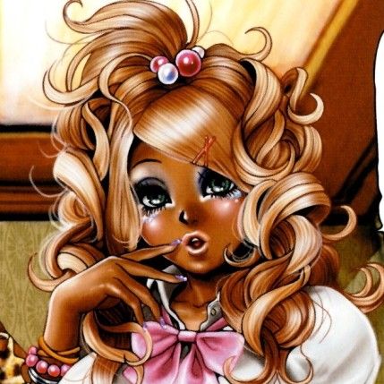 Gyaru Pfp, Hair, Black