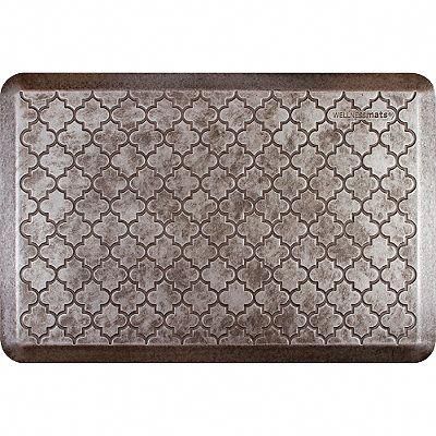 a bath mat with an intricate design on it's side and the words,