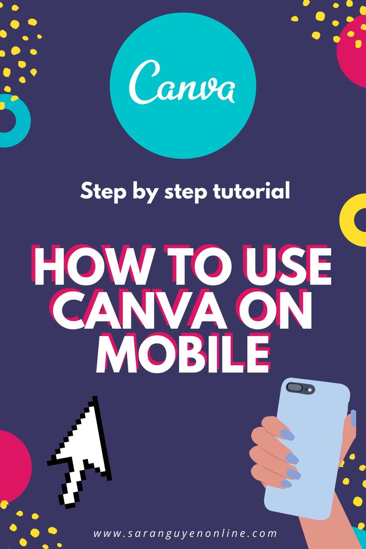 how to use canva on mobile