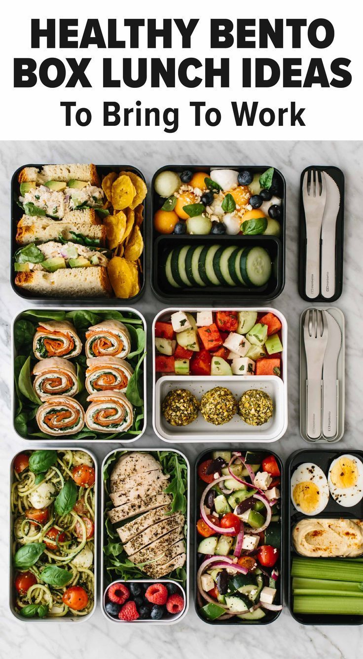 healthy bento box lunch ideas to bring to work