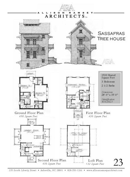 three story house plans with different floor plans