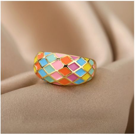 Enamel Rings, unique rings for women, cute rings for women, cool rings Cheap Gold Enamel Ring, Cheap Open Enamel Ring For Women, Cheap Multicolor Enamel Jewelry, Cheap Elegant Enamel Ring For Gift, Cheap Elegant Enamel Ring Gift, Affordable Elegant Enamel Ring Gift, Cheap Women's Enamel Rings, Cheap Gold Enamel Rings, Cheap Pink Enamel Ring For Gift