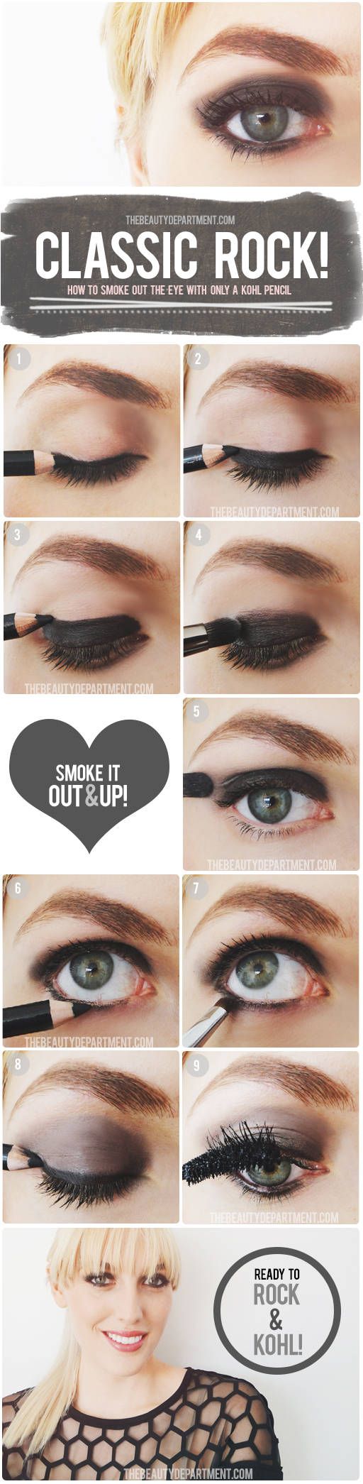 The Beauty Department: Your Daily Dose of Pretty. - BEAUTY BASICS Smokey Eyes Tutorial, Make Up Tutorials, Make Up Inspiration, Smokey Eye Tutorial, Linda Hallberg, Smoky Eyes, Makijaż Smokey Eye, The Beauty Department, Eye Tutorial