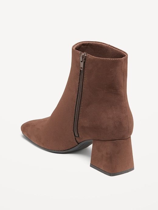 Casual Heeled Boots With Stacked Heel And Square Toe, Casual Boots With Zipper And Block Heel, Spring Boots With Zipper And Square Toe, Spring Square Toe Boots With Zipper Closure, Spring Square Toe Boots With Zipper, Square Toe Boots With Zipper Closure, Brown Square Toe Heeled Boots With Zipper Closure, Brown Square Toe Heeled Boots With Zipper, Trendy Square Toe Heeled Boots With Zipper Closure