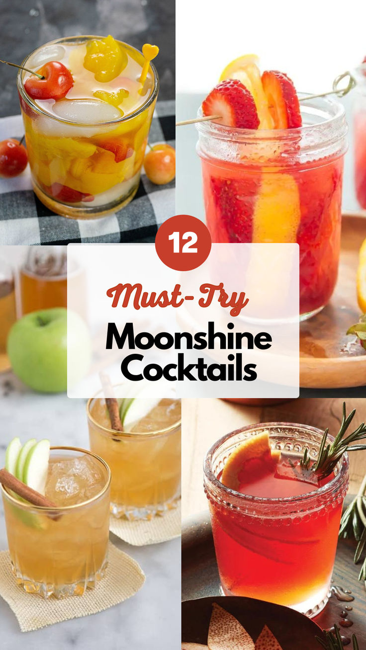 Moonshine Cocktails Moonshine Birthday Party Ideas, Moonshine Cocktails Recipes, Flavored Moonshine Recipes, Making Moonshine, Peach Moonshine, Classic Vodka Cocktails, Thyme Simple Syrup, Moonshine Cocktails, How To Make Moonshine