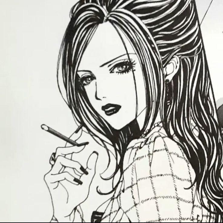 Nana Manga, Nana Osaki, Japon Illustration, 영감을 주는 캐릭터, A Drawing, Manga Girl, Aesthetic Art, Manga Art, Aesthetic Anime