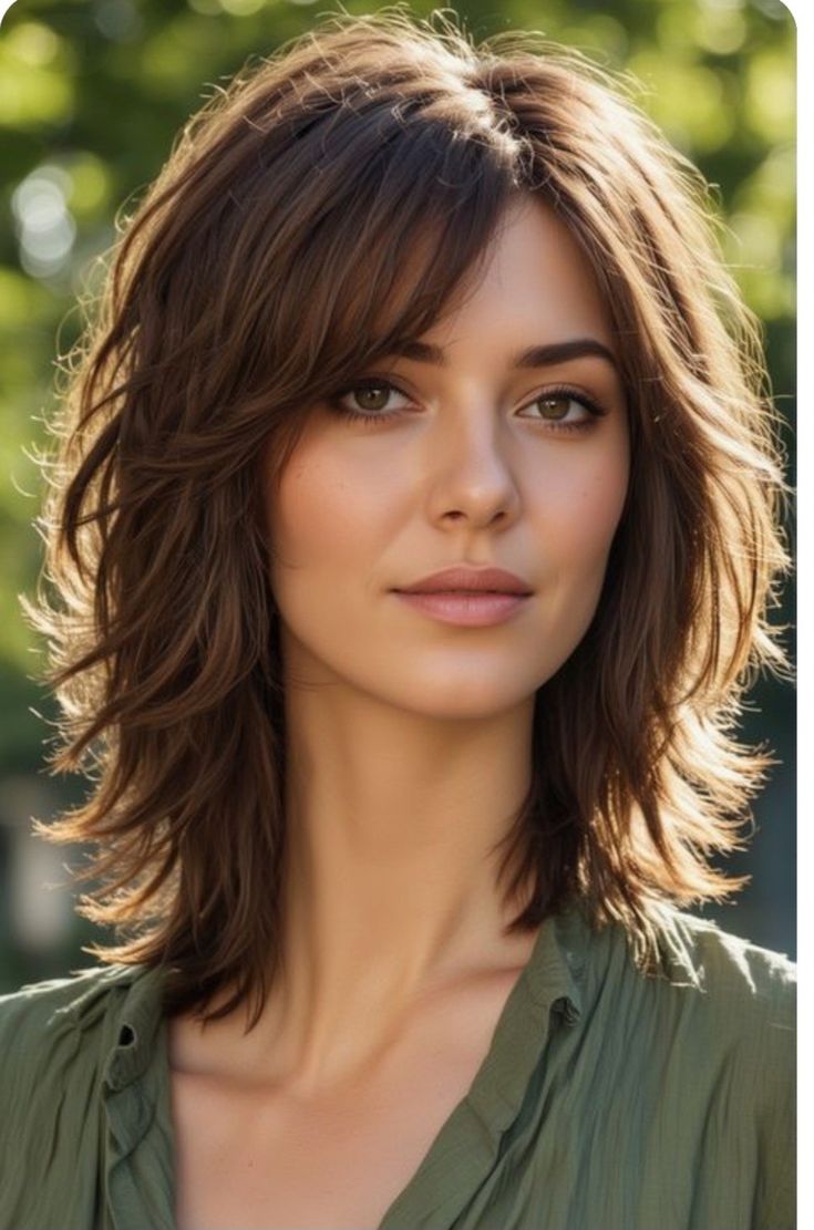 Layer Haircut, Side Bangs Hairstyles, Haircuts For Medium Length Hair, Layered Haircuts For Medium Hair, Medium Layered Haircuts, Hair 2024, Haircuts For Medium Hair, Haircut For Thick Hair, Short Hair Haircuts