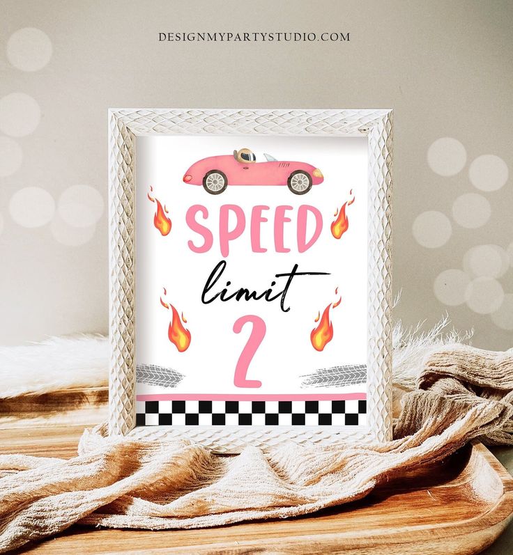 Speed Limit Race Car Sign Pink Race Car Birthday Party Girl Sign Two Fast Birthday 2nd Birthday 2 Curious Car Decor Download PRINTABLE 0424 Two Fast Birthday Pink, Growing Up 2 Fast Birthday Theme Girl, Two Fast Two Furious Birthday Girl, Girls Race Car Birthday Party, 2 Fast 2 Furious Birthday Party Girl, Girl Race Car Birthday Party Ideas, Two Fast Birthday Girl, Pink Race Car, Two Fast Two Furious