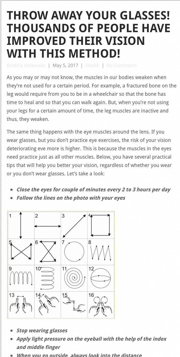 Vision Improvement Remedies, Improve Eyesight Naturally Exercises, How To Improve Your Eyesight Natural, How To Make Eyesight Better, Exercise To Improve Eyesight, Better Eyesight Tips, How To Fix Your Eyesight, Improve Vision Naturally, Improving Eyesight Naturally