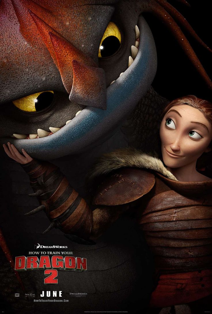 the poster for how to train your dragon 2