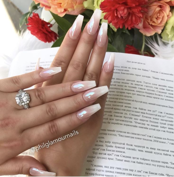 Nail Art Images, Nails White, Nail Art Sticker, White Ombre, Pearl Nails, Super Nails, Sparkle Nails, Prom Nails, Gorgeous Nails