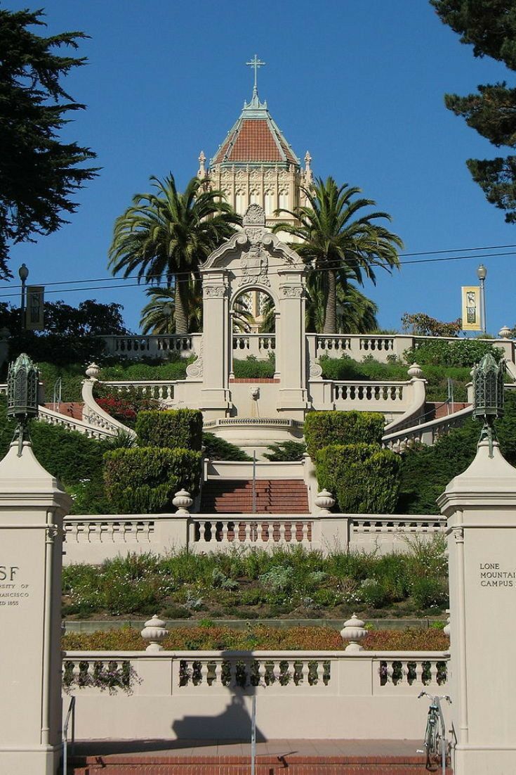 a large building with a steeple on the top