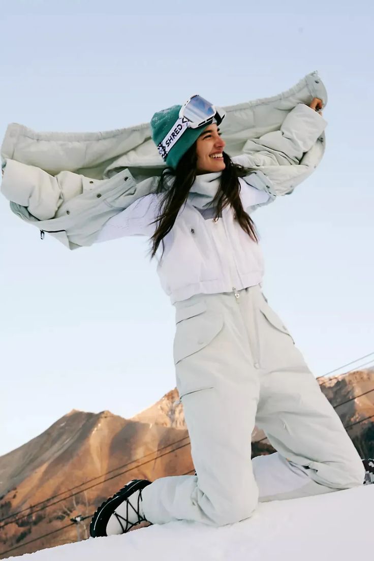 Ski Set, Impact Design, Free People Jumpsuit, Free People Romper, Snow Gear, Ski Gear, Crested Butte, Ski Suit, Bib Set