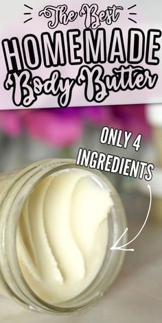 the label for homemade baby butter is shown