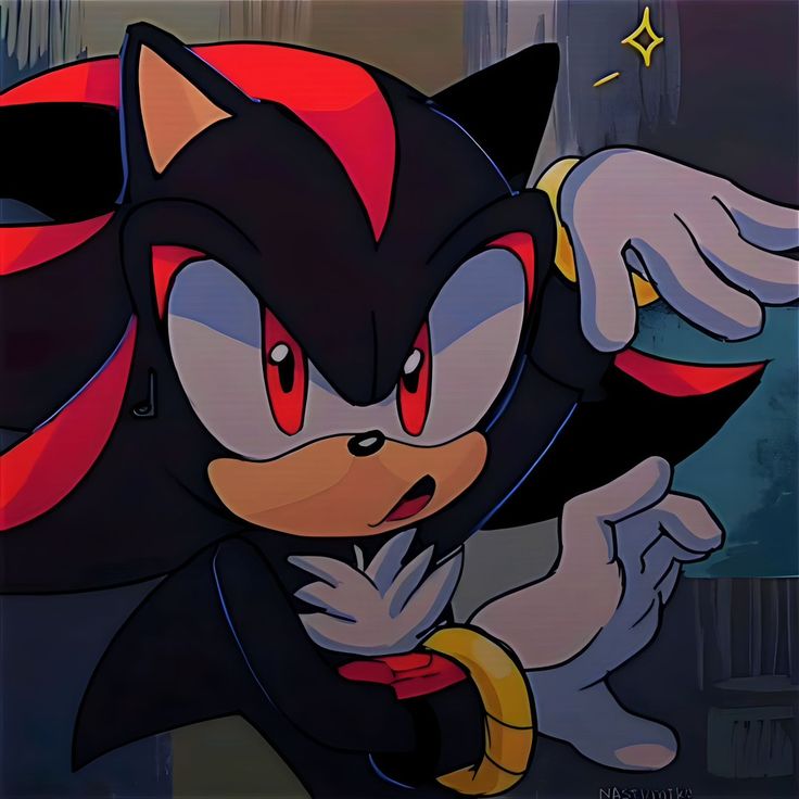 an image of a cartoon character with red eyes