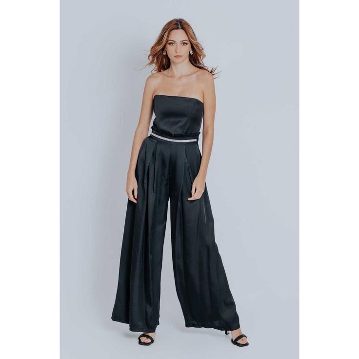 Reed Wide Leg Pants High-waisted Satin Wide Leg Pants For Evening, Silk Wide Leg Pants For Night Out, Silk Wide Leg Pants For Spring Night Out, Sleek Wide Leg Pants For Evening In Spring, Chic Satin Wide Leg Pants With Elastic Waistband, Evening Wide Leg Pants With Elastic Waistband, Sleek Wide Leg Pants For Spring Evenings, Sleek Wide Leg Pants For Evening And Spring, Sleek Evening Wide Leg Pants For Spring