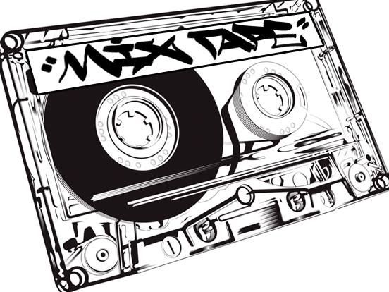 a drawing of a tape recorder with the words nxn on it