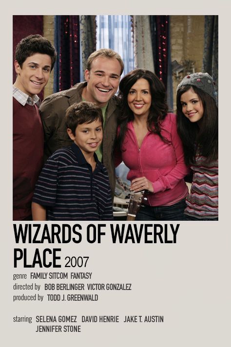 the cast of wizards of waverly posing for a poster