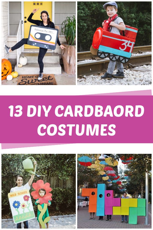 the top 10 diy cardboard costumes for kids