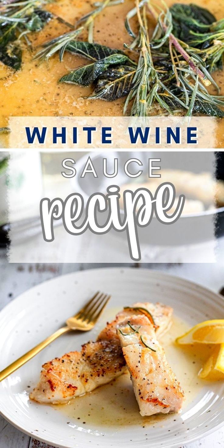 white wine sauce recipe with lemons and herbs