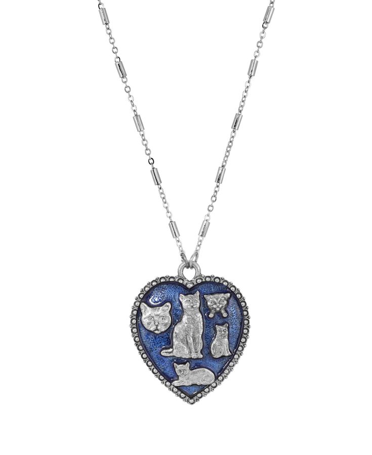 in stock Blue Cat Design Jewelry For Gift, Blue Cat Design Jewelry As Gift, Blue Jewelry With Cat Design For Gift, Heart Cat, Ralph Lauren Style, Wedding Watch, Cat Necklace, Blue Heart, Watches Jewelry