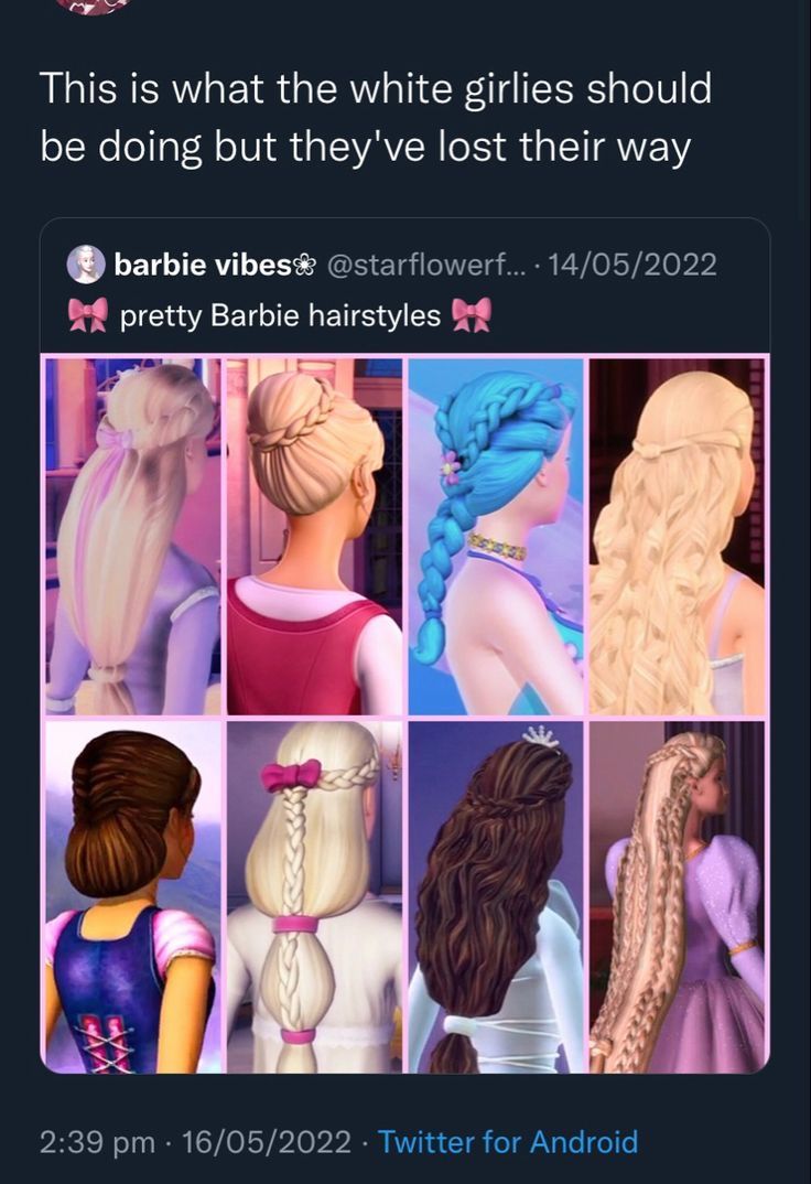 Barbie Hairstyle, Barbie Movies, Barbie Girl, Lany, Hair Goals, Girly Things, Hair Tutorial, Hair Inspo, Cute Hairstyles