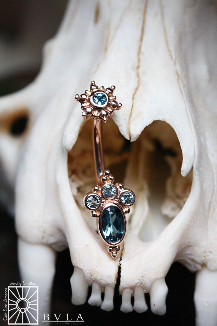 a close up view of the inside of an animal's skull with gems on it