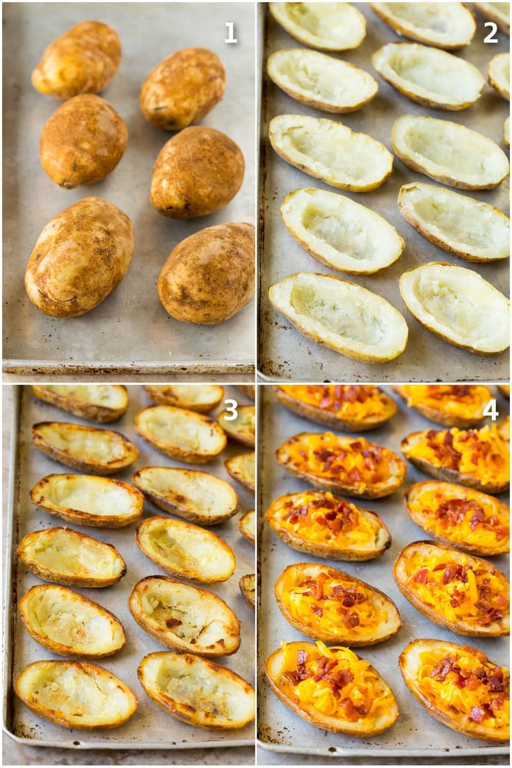 step by step instructions to make baked potatoes