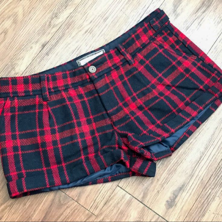 Plaid Abercrombie Shorts. Brand New. Never Worn. Material Is Like Wool. They Are Lined. Precious With Tights In The Winter! Trendy Fitted Plaid Shorts, Trendy Plaid Short Bottoms, Trendy Short Plaid Bottoms, Fitted Plaid Casual Shorts, Fitted Casual Plaid Shorts, Plaid Bottoms With Built-in Shorts, Fitted Plaid Shorts, Abercrombie Shorts, Abercrombie And Fitch Shorts