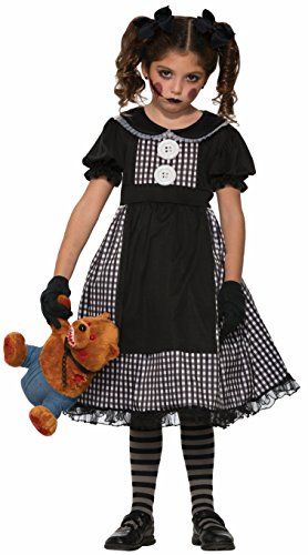 Creepy Doll Costume, Rag Doll Costume, Black Apron, Creepy Doll, Scary Halloween Costumes, Doll Costume, Creepy Dolls, Halloween Cookies, Halloween Kostüm