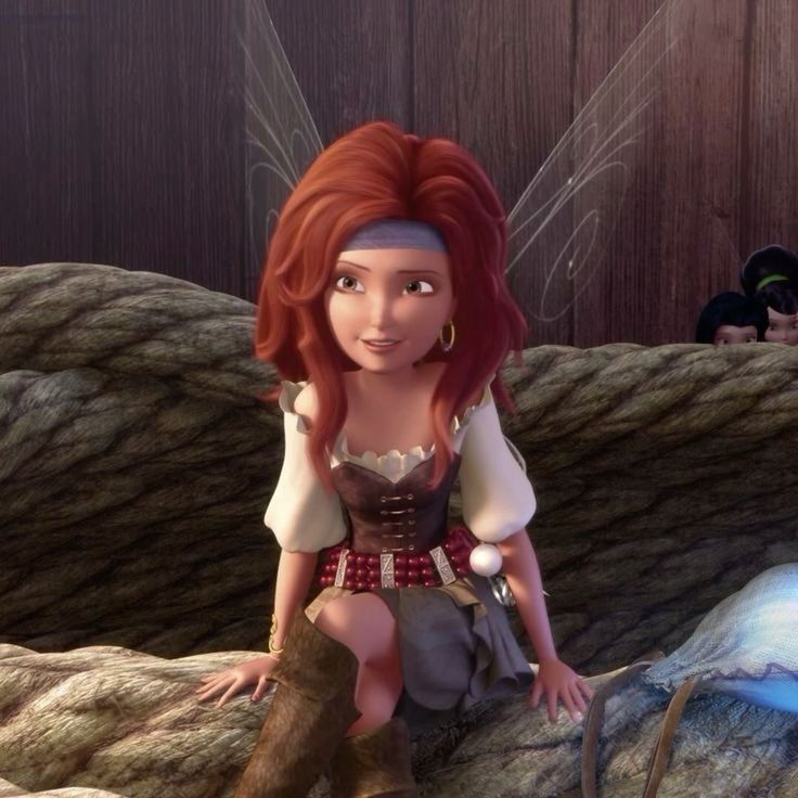 Tinkerbell And The Pirate Fairy, Pirate Fairy Tinkerbell, Ginger Characters, Pixie Hollow Fairies, Fairies Aesthetic, Tinkerbell Characters, Tinkerbell Movies, Disney Fairies Pixie Hollow, Pirate Fairy