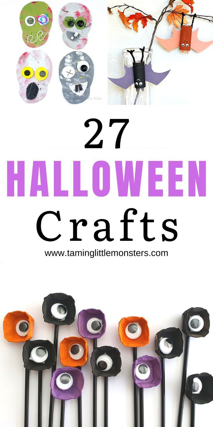 halloween crafts for kids that are easy to make