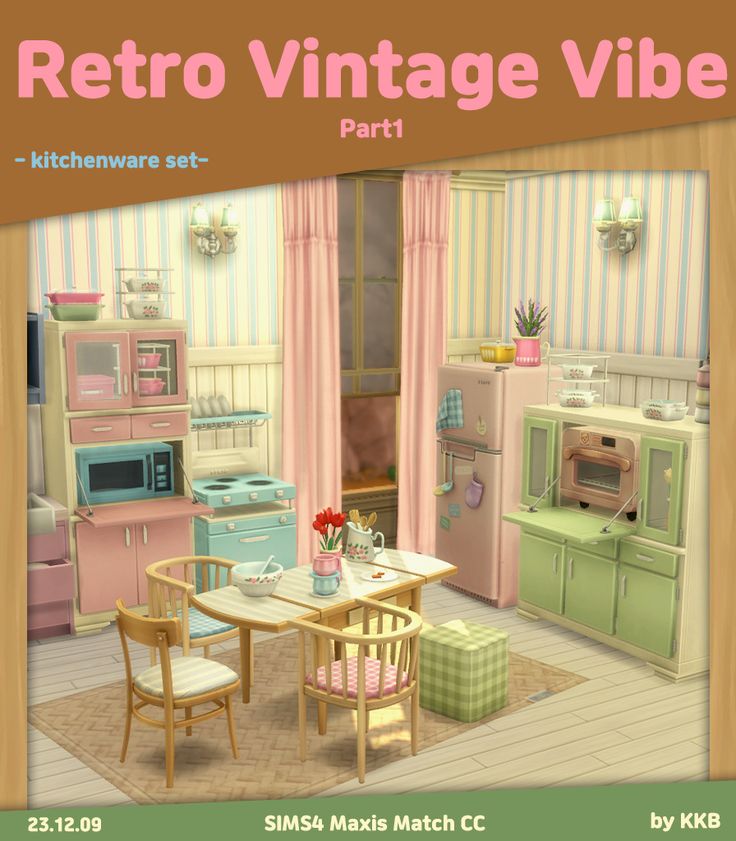 an old fashioned kitchen and dining room set is featured in this retro style video game