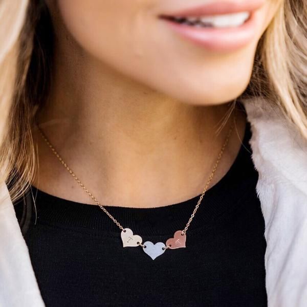 Destiny Necklace by Destiny Thompson Destiny Thompson, Beautiful Beaded Necklaces, Rose Gold And Silver, Classic Gold, Bangle Set, Silver Pieces, Silver Accents, Pearl Studs, Gold Charm