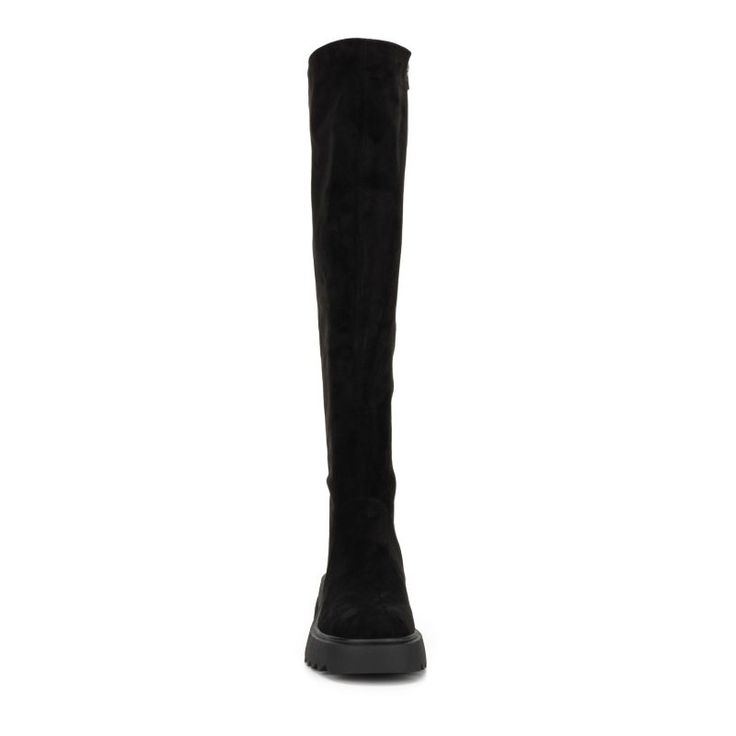 Add a chic touch to any look with these Torgeis Alfie women's knee-high boots.Click this FOOTWEAR GUIDE to find the perfect fit and more! Add a chic touch to any look with these Torgeis Alfie women's knee-high boots. Click this FOOTWEAR GUIDE to find the perfect fit and more! BOOT FEATURES Side zipper for easy on and off Sawtooth design outsoleBOOT CONSTRUCTION Faux patent leather, suede upper Textile lining Rubber outsoleBOOT DETAILS Round toe Slip-on Padded footbed 2-in. heel 17.5-in. shaft 14-in. circumference Size: 10. Color: Black. Gender: female. Age Group: adult. Modern Black Knee-high Winter Boots, Modern Black Knee-high Boots For Winter, Winter Knee-high Platform Boots, Trendy Tall Winter Boots, Trendy Suede Knee-high Boots With High Heel, Trendy Leather Over-the-knee Boots, Trendy Tall Over-the-knee Boots, Chic High Shaft Platform Boots For Winter, Chic Thigh-high Platform Boots For Wide Calf