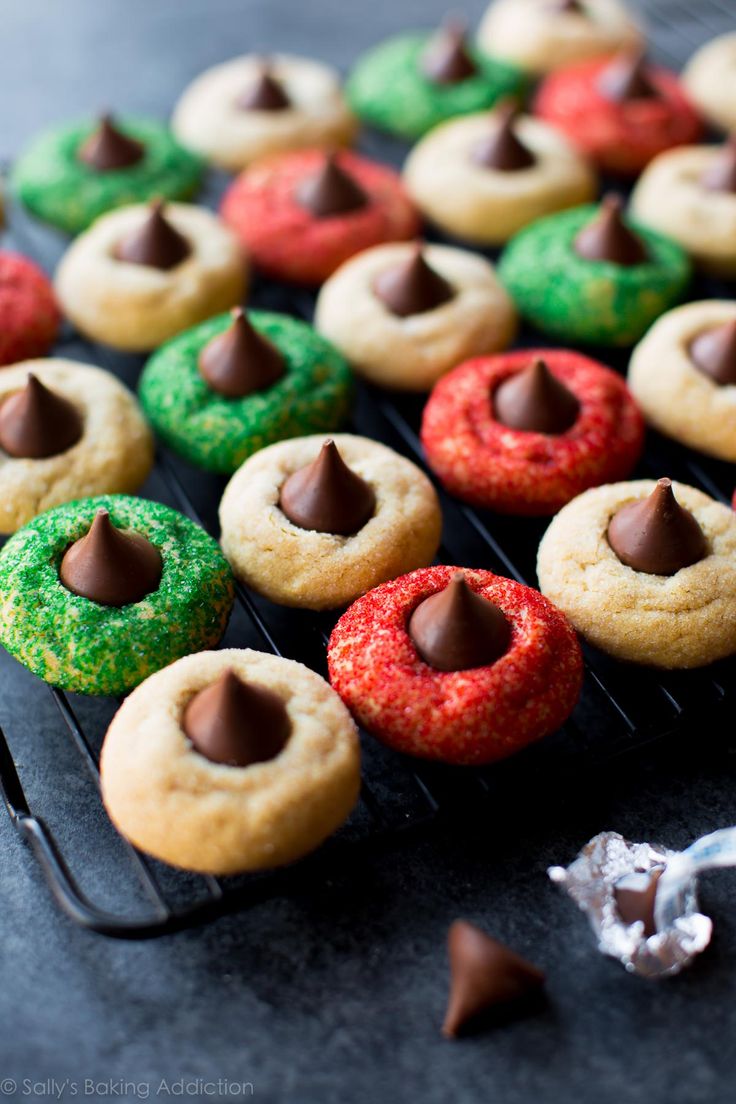 cookies with chocolate chips and sprinkles on a cooling rack